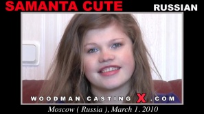 Check out this video of Samanta Cute having an audition. Erotic meeting beween Pierre Woodman and Samanta Cute, a Russian girl. 