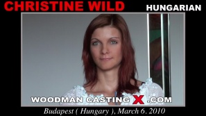 Watch Christine Wild first XXX video. Pierre Woodman undress Christine Wild, a Hungarian girl. 