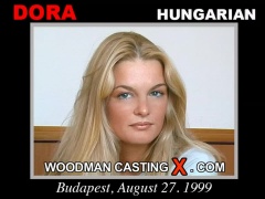 Watch Dora first XXX video. Pierre Woodman undress Dora, a Hungarian girl. 